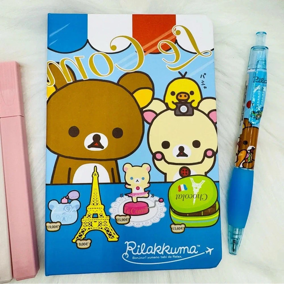 Rilakkuma Notebook & Pen Highlighter bundle - Picture 2 of 7